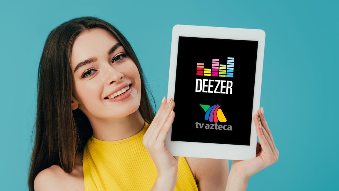 Crece Deezer de la mano de TV Azteca
