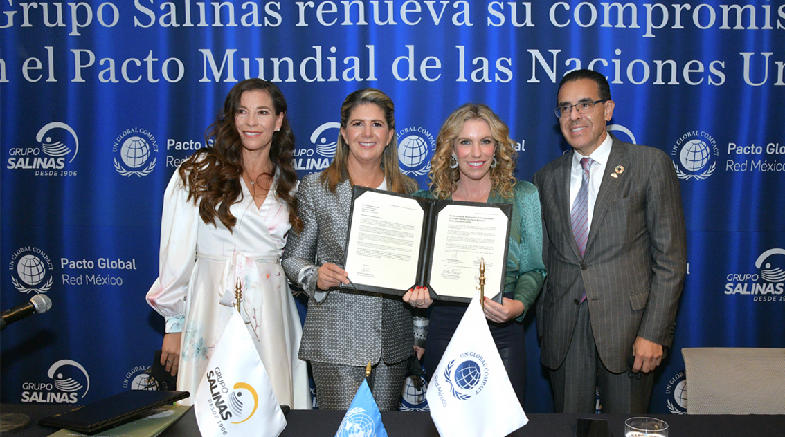 Grupo Salinas y Pacto Mundial de la ONU: un compromiso sostenible
